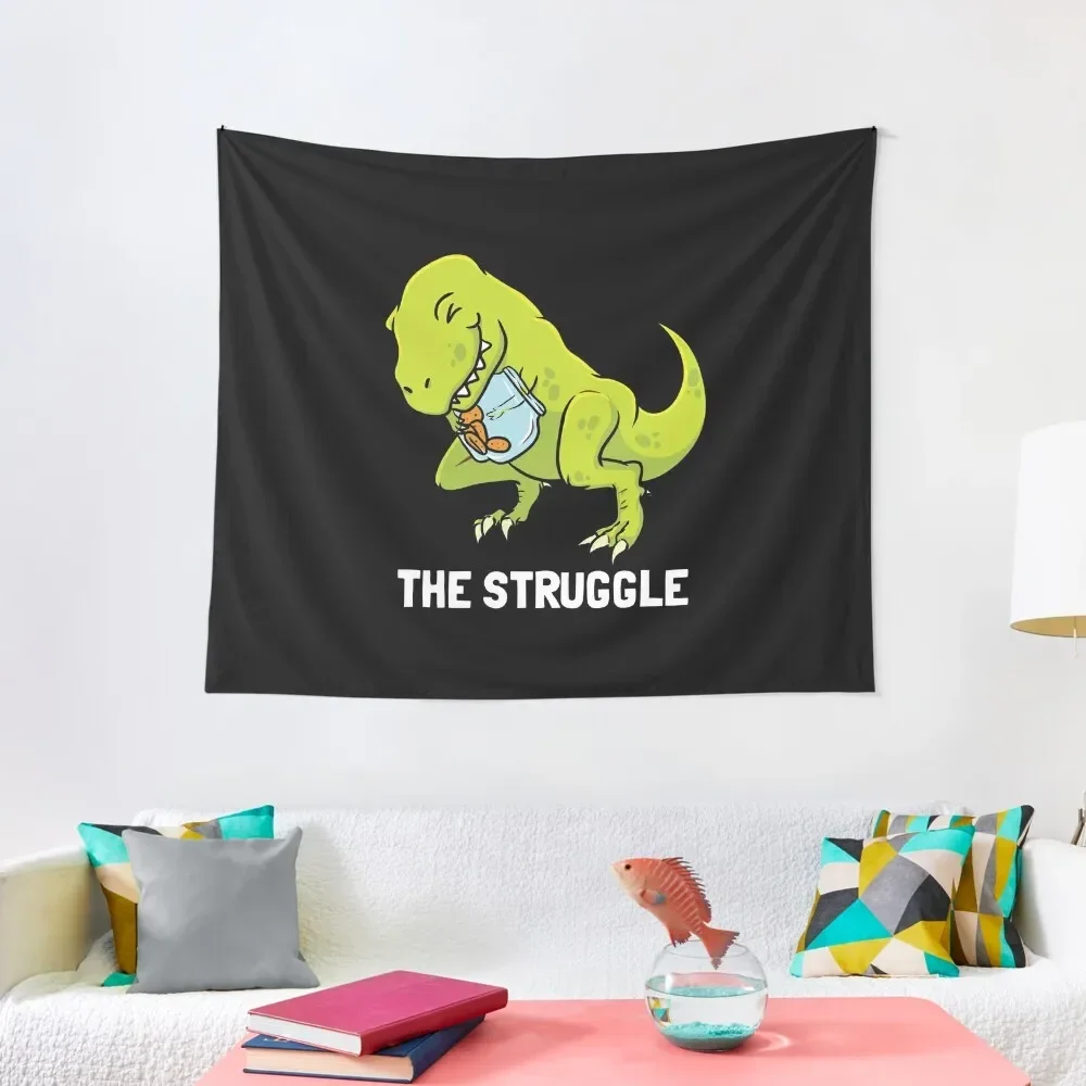 

T-Rex Cookie Jar The Struggle Tapestry Wall Hangings Decoration Wall Art Tapestry