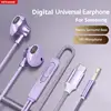 #Type C&3.5mm Wired Earphones In-Ear Headphones 9D Hifi Stereo Headset Noise Reduction Gamer Earbuds Handfree in mic for Samsung 1