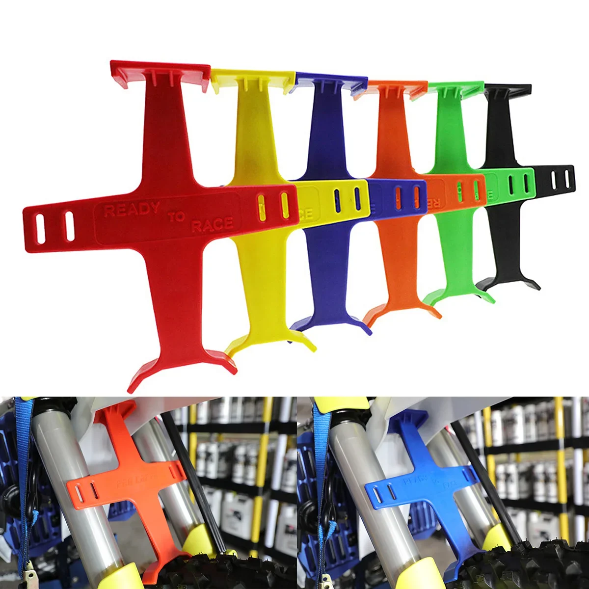 

Motorcycle 25CM Plastic Fork Support Brace For KTM Honda Yamaha SUZUKI KAWASAKI SX EXC F XC W YZ YZF CRF 125 150 250 350 450