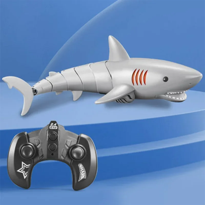 Remote Control Shark Children Pool Beach Bath Toy for Kids Boy Girl Simulation Water Jet Rc Whale Animals Mechanical Fish Robots