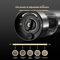 Electric Pepper Grinder Automatic Spice Grinder USB Rechargeable Adjustable Coarseness Spice Mill Kitchen Gadget Tools 2