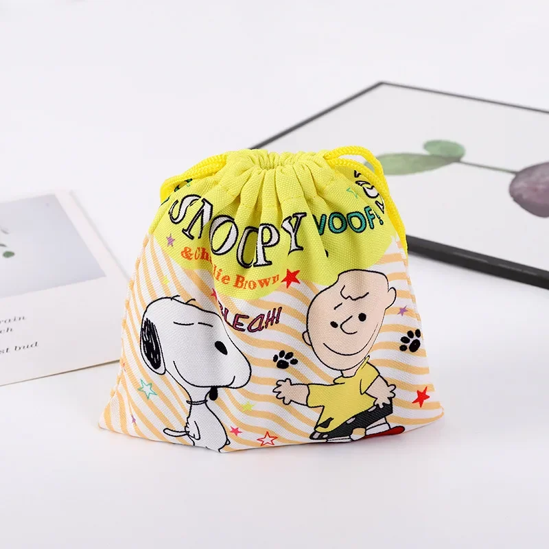 Snoopy Charlie Brown Oxford Kordelzug Tasche Tragbare Mode