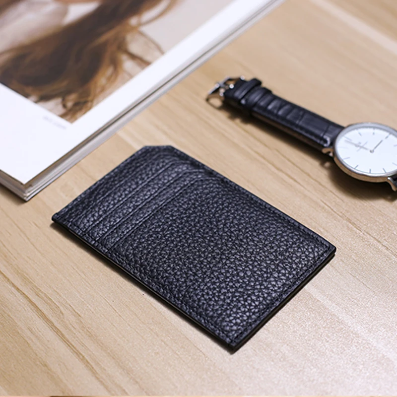 Classic Real Pickup Bag Multi-color Choice Credit Card Bank Card Bag Multiple Holder Woman Cards Wallet Mens Man Men Wallets Id