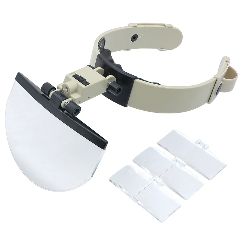 Magnifier Glasses Lens Magnifying Glass Head Collection Stamp