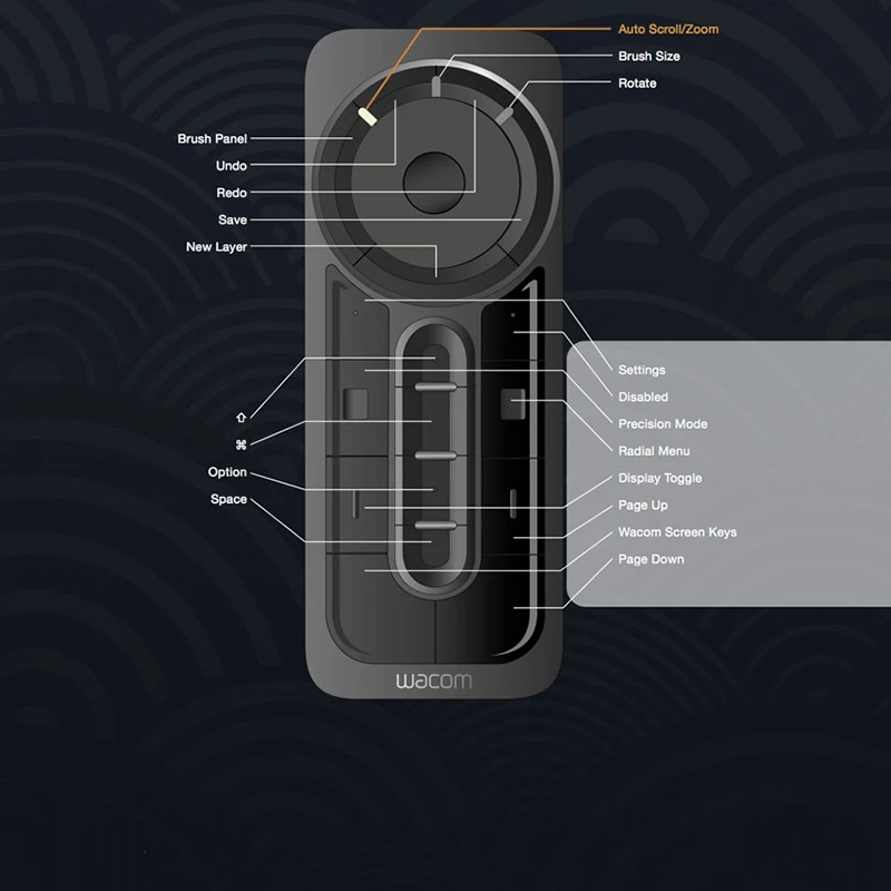 Wacom Wireless ExpressKey Remote for Cintiq & Intuos Pro