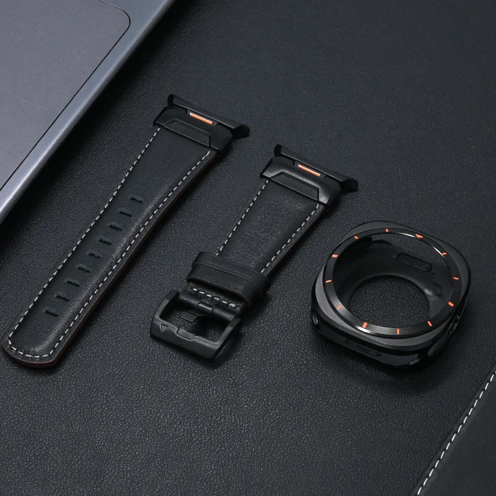 Premium Leather Bracelet with Aluminum Alloy Case