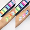 Bowitzki Professional Face Paint  Body Paint for Kids Adults 6x10gm One Stroke Split Cake Rainbow Halloween Hypoallergenicity 2