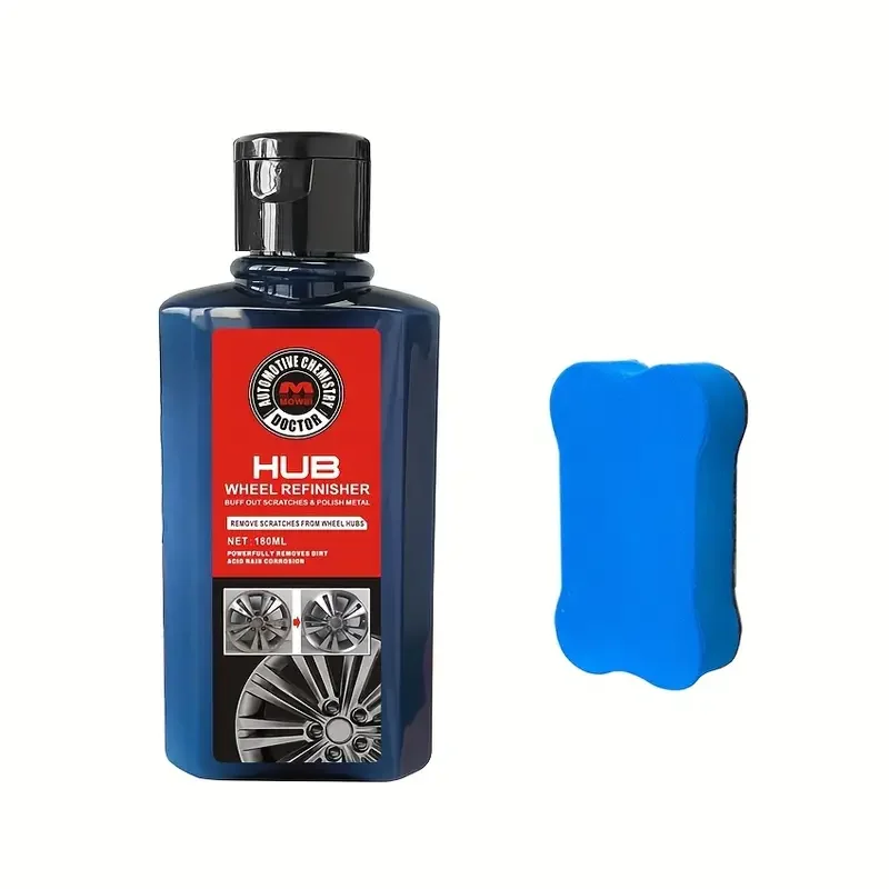 Car wheel hub scratch repair set, wheel hub refurbishment polishing paste, car scratches, rust and fading repair agent