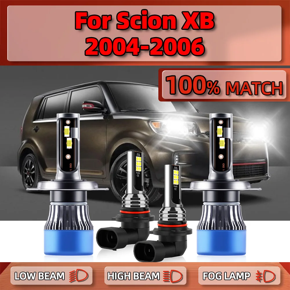 

240W Canbus LED Headlight Bulbs 40000LM Turbo Auto Lamps 6000K Cold White Car Fog Light 12V 24V For Scion XB 2004 2005 2006