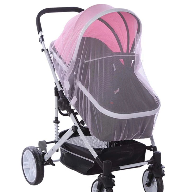 

Baby Stroller Mosquito Net Pushchair Cart Insect Shield Net Mesh Safe Infants Protection Mesh Cover Baby Stroller Accessories