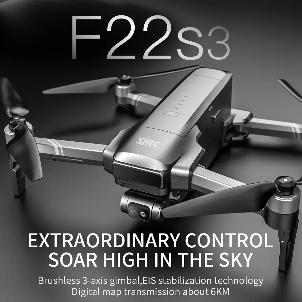 2024 SJRC F22S3 PRO Drone 3-Axis Gimbal EIS Professional 4K