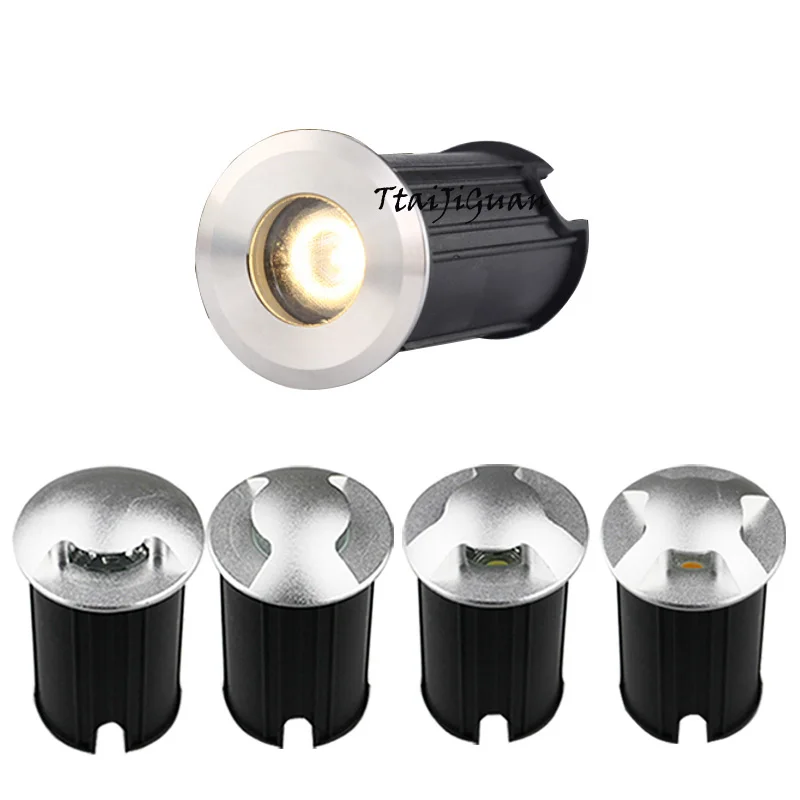 LED Underground Light 3W 5W 1W Waterproof LED Underground Light Outdoor Ground Garden Path Floor Buried Yard Spot Landscape IP67 DC12V AC220V 110V