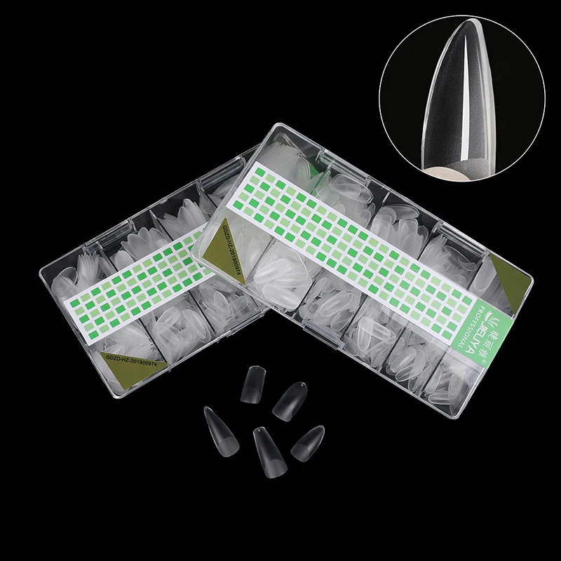 500개입 박스 네일 익스텐션 팁 풀커버 인조 네일 DIY 네일아트 폴리쉬 매니큐어 살롱 도구 액세서리