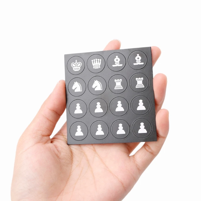 Pocket Folding International Chess Set Board Checkers Plane board game foldable chess board folding chess board chess pieces and board table games