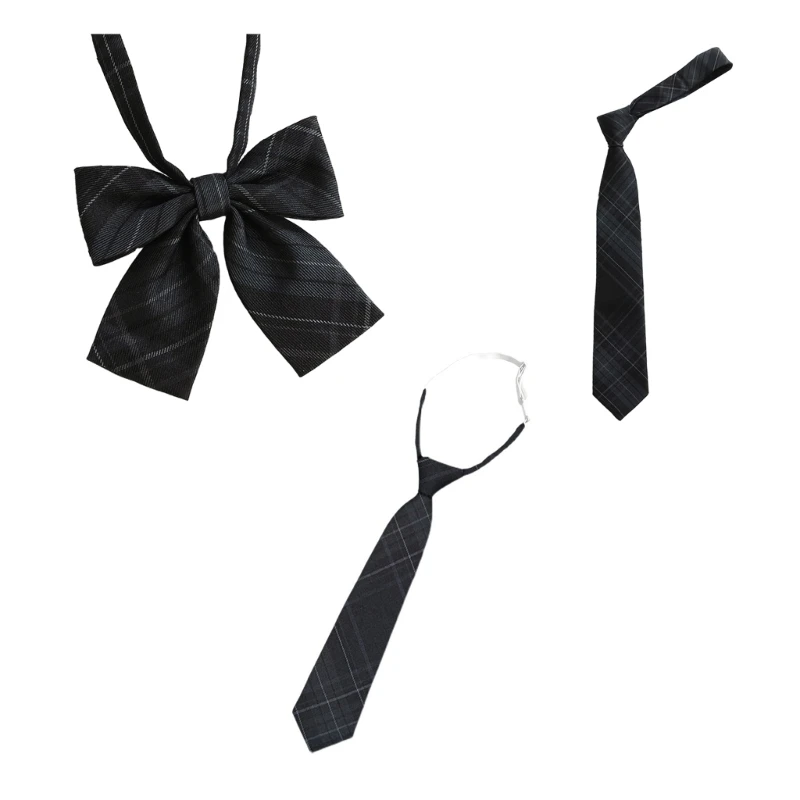 

Bow Tie For Janpanese JK Uniform Cosplay Accessory Neckwear jk seifuku Adjustable Four-in-hand Bowtie Wedding