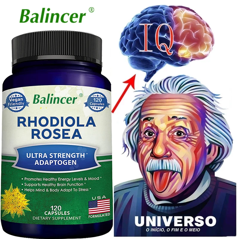 

Rhodiola Rosea - Rhodiola Rosea for Energy, Stress Relief, Mood Support and Focus To Enhance Athletic Performance Brain Function