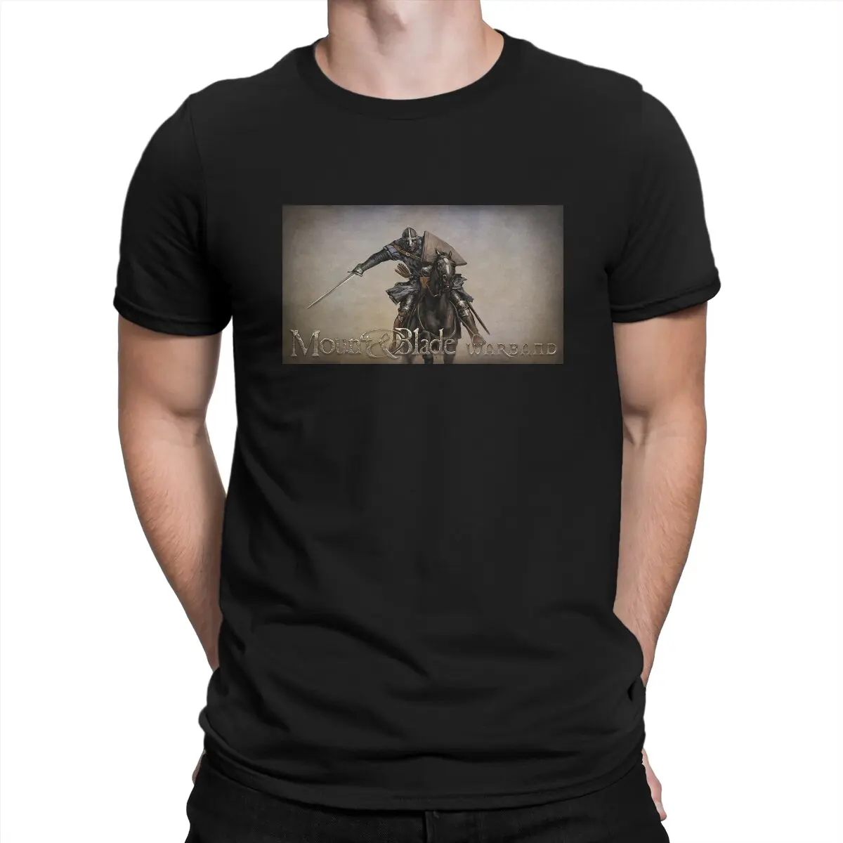 

Rider T Shirts Men 100% Cotton Awesome T-Shirt Crew Neck Mount Blade Tees Short Sleeve Tops Gift Idea