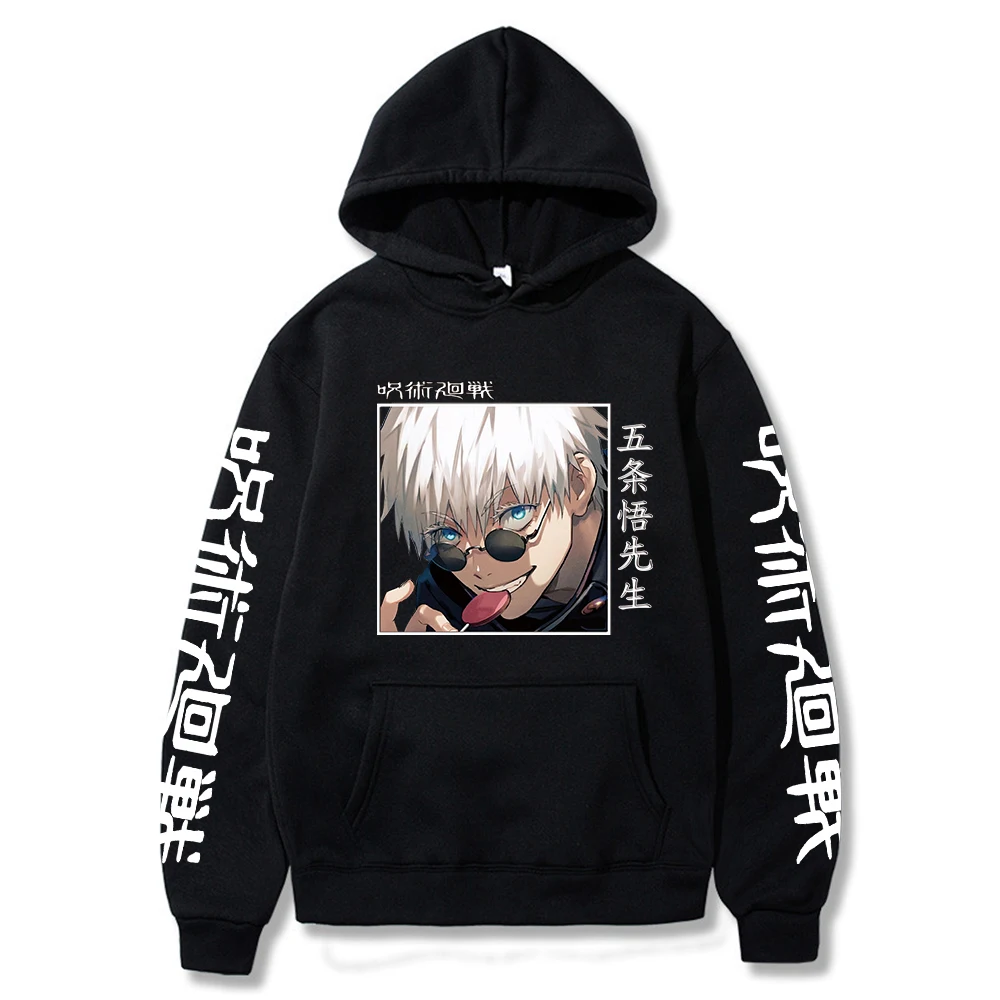 

Satoru Gojo Ryomen Sukuna Print Anime Jujutsu Kaisen Loog Sleeve Men Women Coat Hoodie Sweatshirt Autum Winter Top