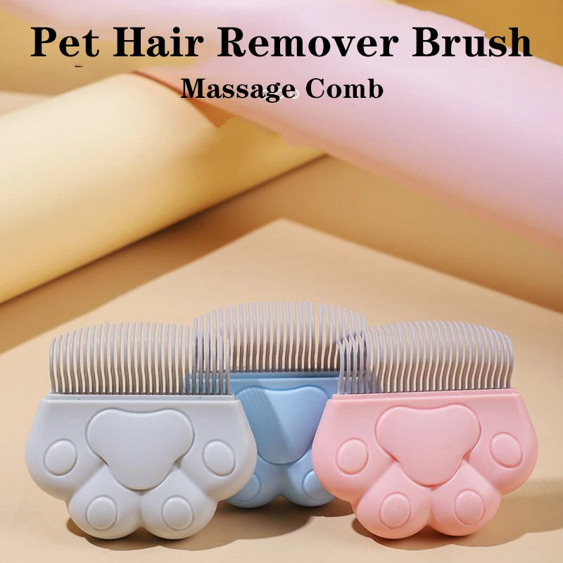 

Cat Hair Remover Brush Massage Comb Dog Slicker Brush Removal General Lint Comb For Cat Supplies Dog Grooming Tools Pet Products