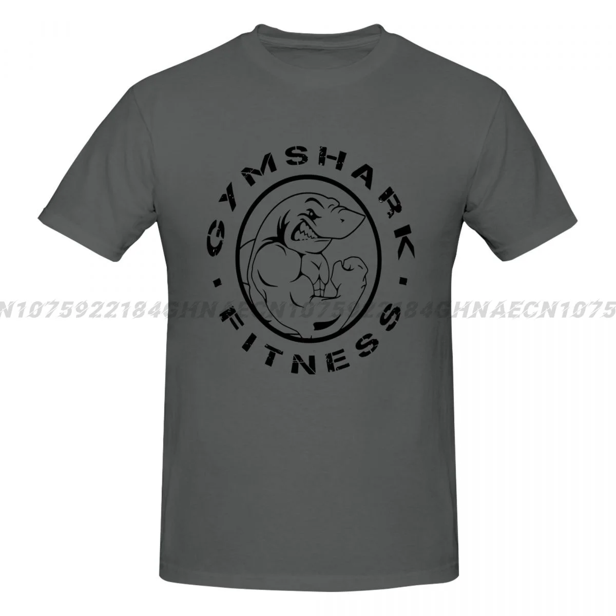 Camiseta de manga corta para hombre, camisa con estampado de Gymsharks, cuello redondo, estilo Harajuku, Vintage, y2k