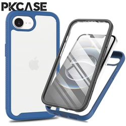 Ultimate 360° Protection Case - Full Coverage, Clear Design for iPhone 12 Mini (Royal Blue)