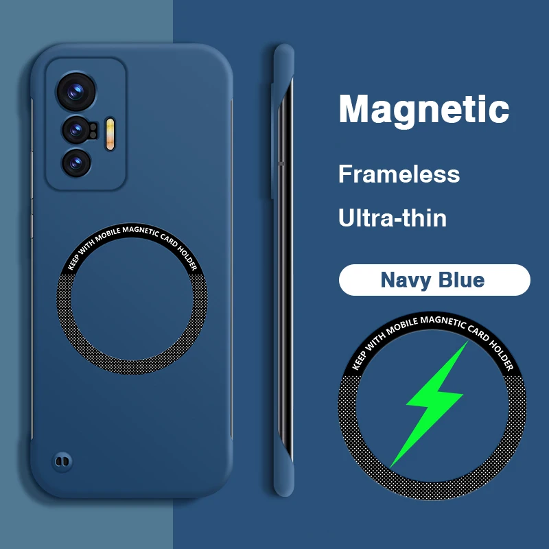 Premium Magnetic Frameless Hard Case – Luxury High-Quality Original Shell Cover