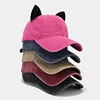 Cool Cat Ears Caps Cute Hat Women Streamer Cap Men's Punk Baseball Cap Brand Designer Caps Unisex Baseball Cap Men 1