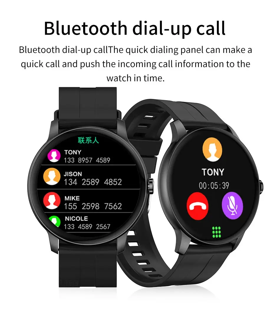LIGE Smart Watch Men Bluetooth Call Bracelet Blood Pressure Monitor Clock Fitness Tracker Sports Watches Men's Smartwatch Women