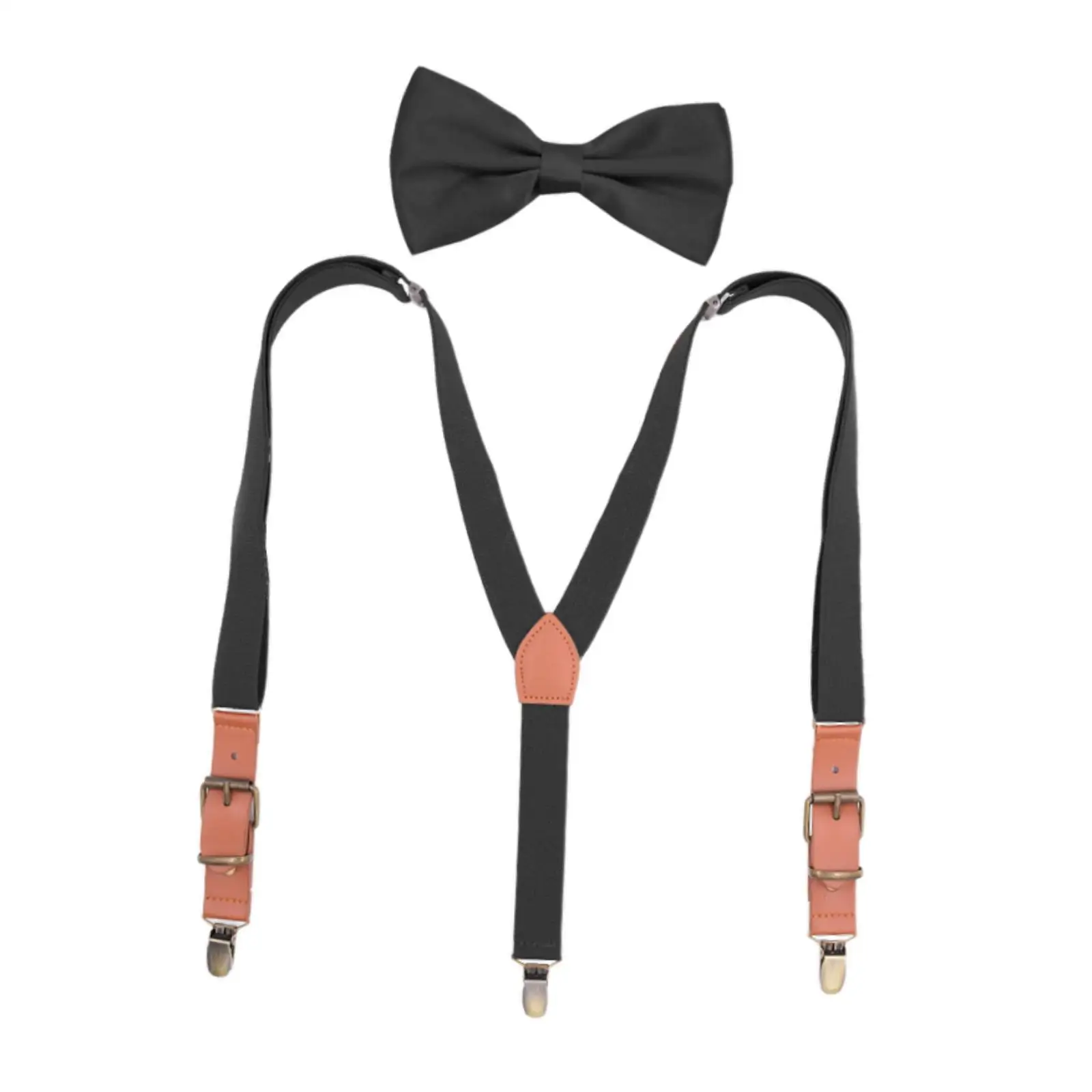 Kids Suspenders Casual with 3 Clips for Boys and Girls Costume Formal Events