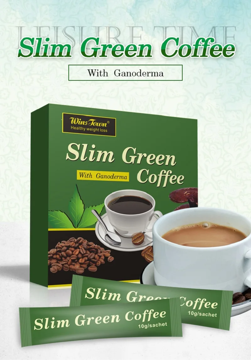 Slim Green Coffee Weight Loss Body Fat Burner Detoxification Control Appetite Diet Anti-Hunger L Carnitina Quemagrasas 18Pcs/Box weight loss pills