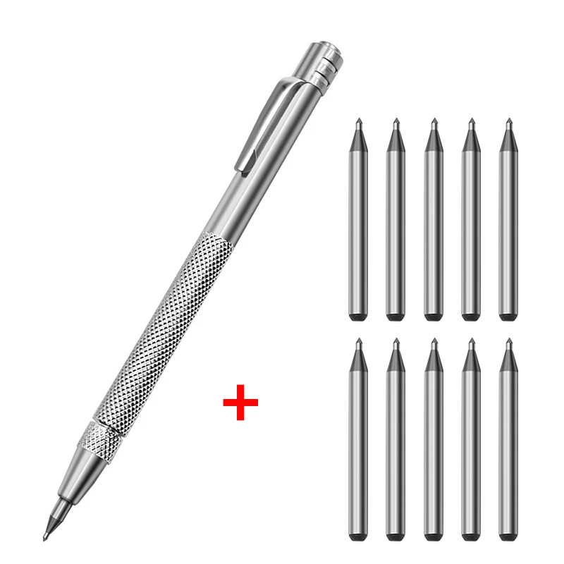 Engraving Pen Diamond Scribing Pen Tungsten Carbide Tip Carbide Tungsten Nib Stylus For Glass Ceramic Metal Marking