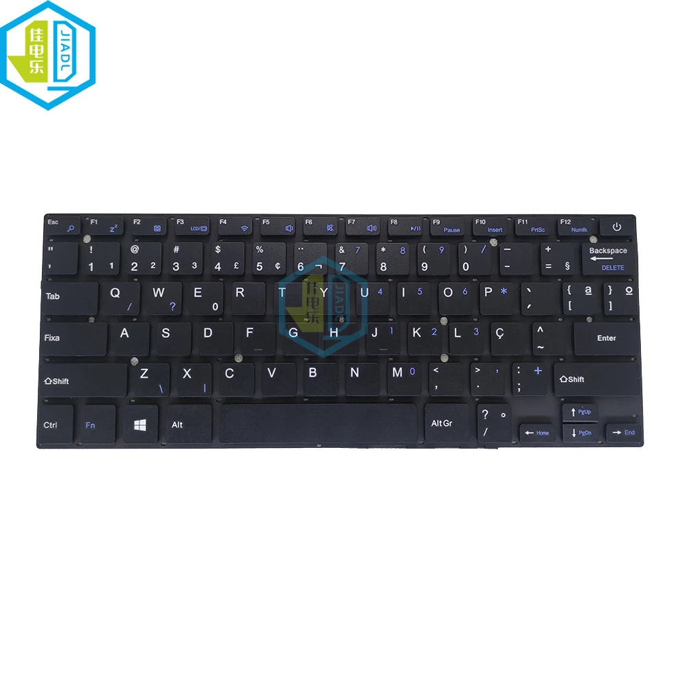 Genuíno Teclado do Portátil Brasileiro para Compaq Presario Cq25 br Brasil Ajuste Português Qwerty Substituição Teclados Peças do Computador Novo - Imagem 4