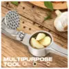 Premium Garlic Press Stainless Steel Garlic Mincer Easy CleanManual Garlic Press Professional Garlic Mincer Grinder Kitchen Tool 2