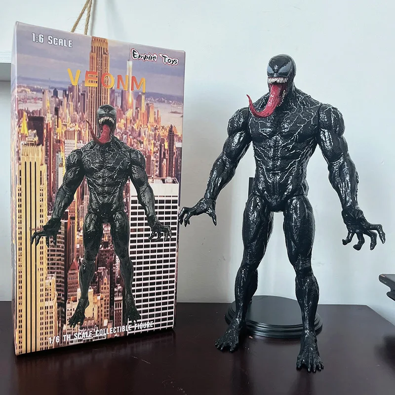 Crazy Empire Toys-figura de acción Venom, estatua de Venom Avengers, modelo de decoración, juguetes a escala 1/6, regalo de cumpleaños para niños, 36cm