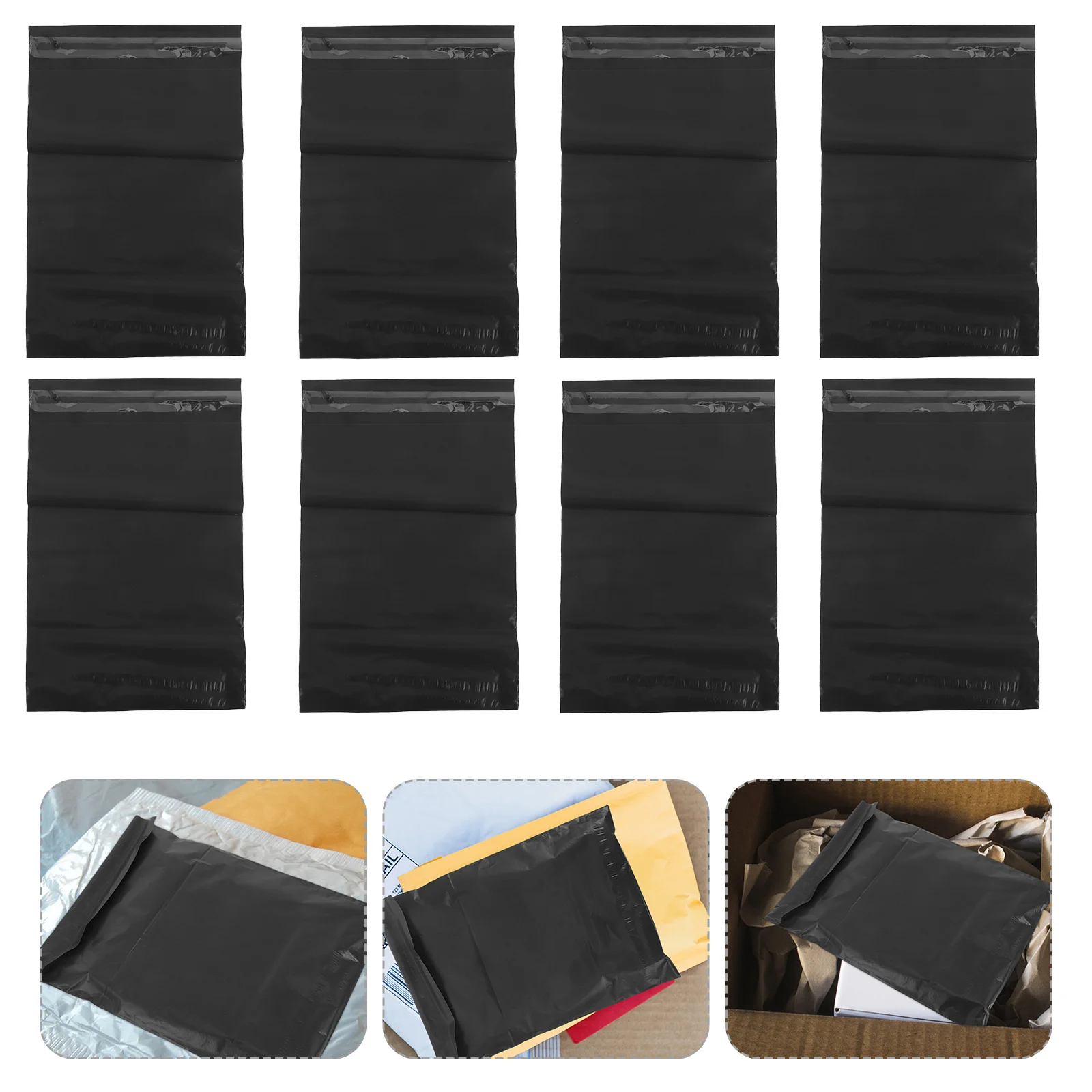 100枚入り 頑丈なプラスチック製郵送用バッグ 大型 自己封緘式ポリメーラー 防水 防塵 改ざん防止バッグ 衣類用