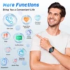 LaNikar New Smart Watch Men Bluetooth Call Full screen touch Sport Fitness Watch Heart Rate Monitor Smartwatch For IOS Android 6