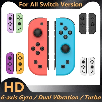 Mando inalámbrico para Switch/OLED/IOS/Android/PC, mando Bluetooth con Trubo Wake UP, consola de juegos Gyro Joycon de 6 ejes