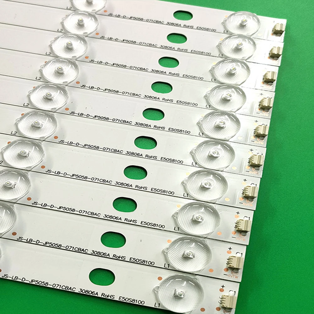 ο 10 / 7LED(6V) 516mm LED Ʈ Ʈ LED50C380 JS-LB-D-JP50S8-071CBAC 30806A E50S8100 PC62926B