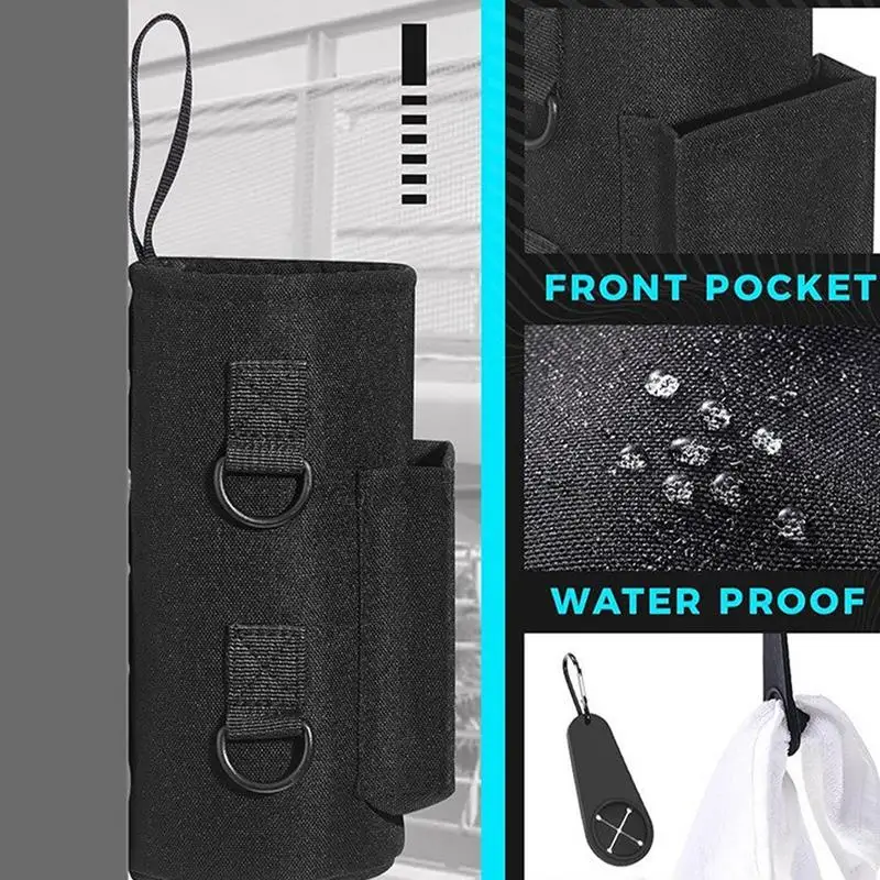 Magnetic Gym Water Bottle Bag Non Slip Magnetic Gym Sling Bag Portable Magnetic Water Bottle Carrier Holder for Gym Accessories 4