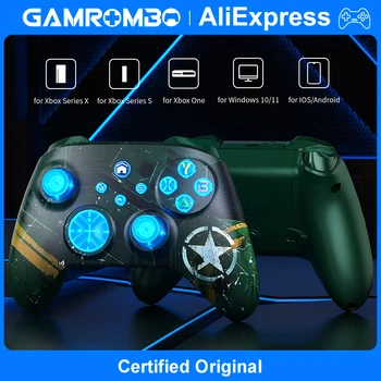 Controller di Gioco Wireless WiFi per Xbox One/S/X/Series S/X/PC/Steam, Joystick con Doppia Vibrazione, Giroscopio a 6 Assi, Funzione Turbo, Gamepad