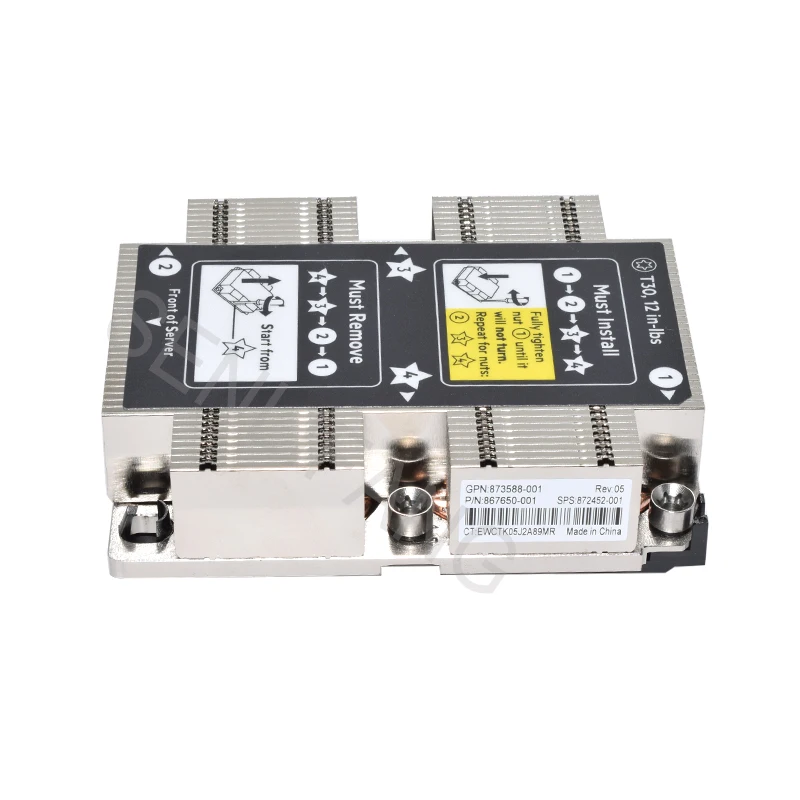 Kit de Processador para Cpu Dl360 Dl360p G10 Xeon Cpu Dissipador de Calor 593553001 593553-001 e Ventilador 593553-001 593553-001 - Imagem 4