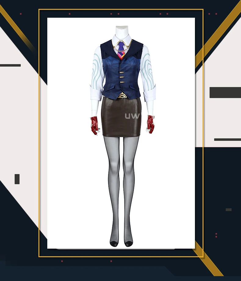 Game Valoranttt Female Chamber Cosplay Kostüm Halloween Anzug 1
