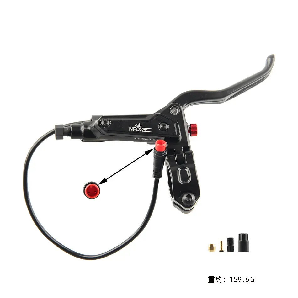 Bicycle Brake Handle NFOX GT267 Power Off 3 Pin for E-bike Electric Bicycle Bafang Hall Motor Hydraulic Brakes Mountain Bike Accessory