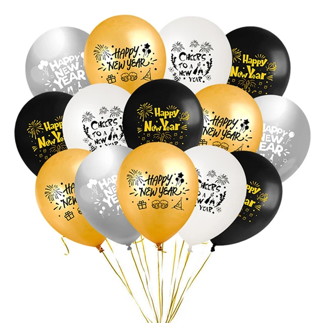 4pcs 16-inch Sliver 2024 New Year Balloon Glue Chain, 2024 Digital Balloon  Set Perfect For New Year Party Black Gold Balloon Decoration, Party Room  Wall Decoration, New Year Outdoor Fence Decoration