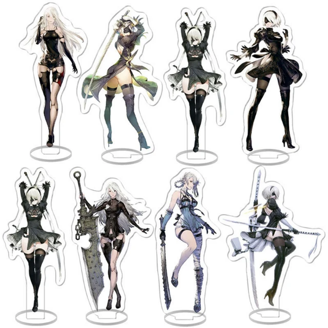 10/30/50pcs nier autômatos anime jogo adesivos decalques bagagem laptop  capacete do telefone guitarra autocolante