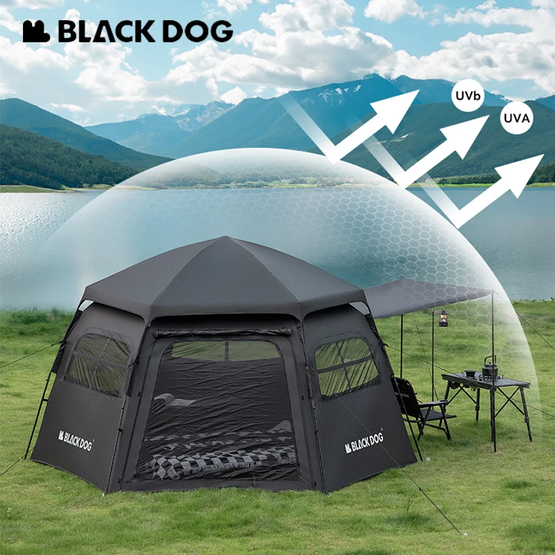 Naturehike-ワンタッチドーム型テント,自動,屋外キャンプ用,六