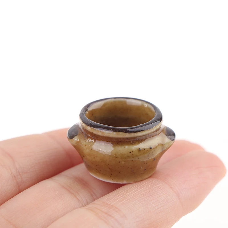 1:12 Dollhouse Miniature Kitchen Utensils Cooking Ware Mini Pot Boiler Doll house Accessories Play Kitchen Toy 5