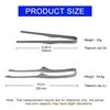 Camping Titanium Tea Cup Clip Outdoor Ultralight Steak Lid Barbecue Antiscalding Tea Tweezer Tableware Toast Tongs 2