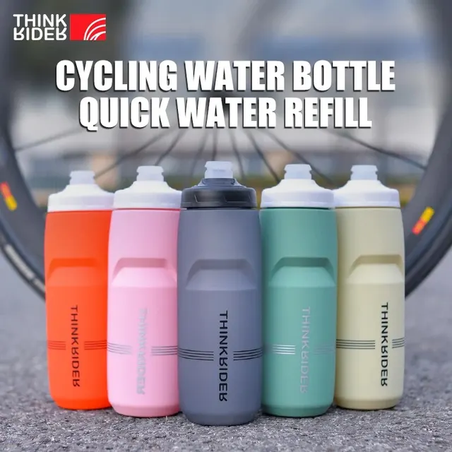 Large Capacity 620ml/750ml Bicycle Water Bottle, Portable Plastic Cycling Bottle for MTB and Road Bikes, Outdoor Sports Drink Bottle
