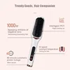 Negative Ion Electric Hair Straightening Comb Adjustable Anti-Scald Straightening Curling Dual Use Hair Styling Brush 5